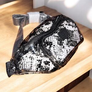 PINK Clear Animal Print Fanny Pack